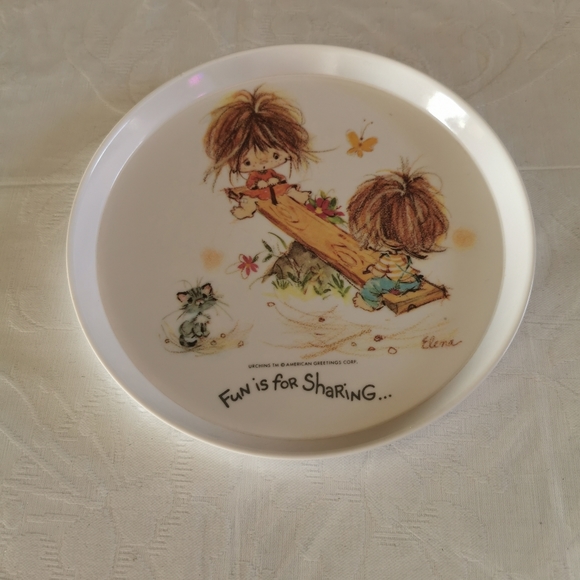 Vintage Other - Vintage American Greetings Urchin Melamine Plate